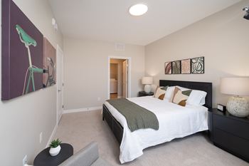Spacious bedroom